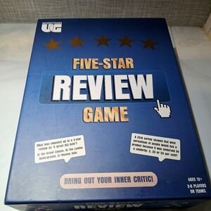 FIVE-STAR REVIEW BOARD GAME Brand-New SEALED TAGS